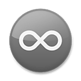 Emoji ♾️ Simbolo Dell’infinito su LG Velvet.