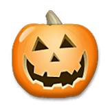 🎃 Emoji Abóbora De Halloween na LG Velvet.
