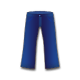 Emoji 👖 Jeans su LG Velvet.