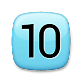 Emoji 🔟 Tasto: 10 su LG Velvet.
