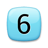 Emoji 6️⃣ Tasto: 6 su LG Velvet.