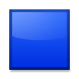 Emoji 🟦 Quadrato Blu su LG Velvet.