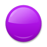Emoji 🟣 Cerchio Viola su LG Velvet.