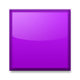 Emoji 🟪 Quadrato Viola su LG Velvet.