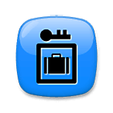 Emoji 🛅 Simbolo Del Deposito Bagagli su LG Velvet.