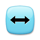 Emoji ↔️ Freccia Sinistra-destra su LG Velvet.