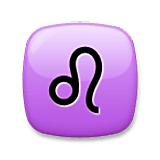 Emoji ♌ Segno Zodiacale Del Leone su LG Velvet.