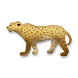 🐆 Emoji Leopardo en LG Velvet.