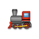 Emoji 🚂 Locomotiva su LG Velvet.