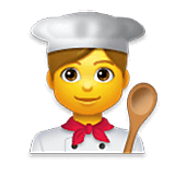 Émoji 👨‍🍳 Cuisinier sur LG Velvet.