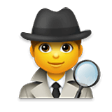 🕵️‍♂️ Emoji Detective Hombre en LG Velvet.