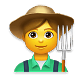 👨‍🌾 Emoji Agricultor en LG Velvet.