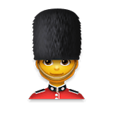 Emoji 💂‍♂️ Guardia Uomo su LG Velvet.