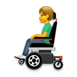 👨‍🦼 Emoji Homem Em Cadeira De Rodas Motorizada na LG Velvet.