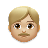 Emoji 👨🏼 Uomo: Carnagione Abbastanza Chiara su LG Velvet.