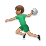 🤾🏽‍♂️ Emoji Handballspieler: mittlere Hautfarbe LG Velvet.
