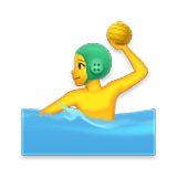 🤽‍♂️ Emoji Homem Jogando Polo Aquático na LG Velvet.