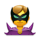Emoji 🦹‍♂️ Supercattivo Uomo su LG Velvet.