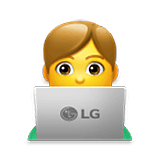 👨‍💻 Emoji Tecnólogo en LG Velvet.