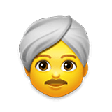👳‍♂️ Emoji Homem Com Turbante na LG Velvet.