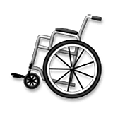🦽 Emoji manueller Rollstuhl LG Velvet.