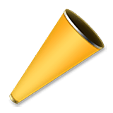 Emoji 📣 Megafono su LG Velvet.