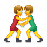 🤼‍♂️ Emoji Hombres Luchando en LG Velvet.