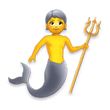 Emoji 🧜 Sirena su LG Velvet.
