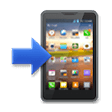 Emoji 📲 Telefono Cellulare Con Freccia su LG Velvet.