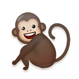 Emoji 🐒 Scimmia su LG Velvet.