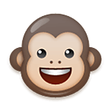 🐵 Emoji Cara De Mono en LG Velvet.