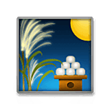 Emoji 🎑 Contemplazione Della Luna su LG Velvet.