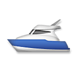 Emoji 🛥️ Barca A Motore su LG Velvet.