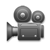 🎥 Emoji Câmera De Cinema na LG Velvet.