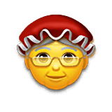 Emoji 🤶 Mamma Natale su LG Velvet.