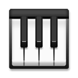 Emoji 🎹 Piano su LG Velvet.
