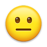 Emoji 😐 Faccina Neutra su LG Velvet.
