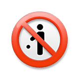 🚯 Emoji Prohibido Tirar Basura en LG Velvet.