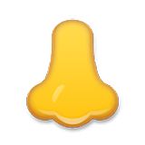 Emoji 👃 Naso su LG Velvet.