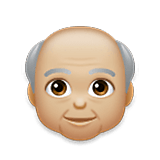 Emoji 👴🏼 Uomo Anziano: Carnagione Abbastanza Chiara su LG Velvet.