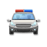 Emoji 🚔 Macchina Della Polizia In Arrivo su LG Velvet.