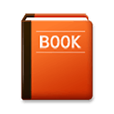 Emoji 📙 Libro Arancione su LG Velvet.