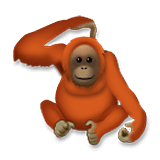 Emoji 🦧 Orangotango su LG Velvet.