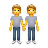 Emoji 🧑‍🤝‍🧑 Persone Che Si Tengono Per Mano su LG Velvet.
