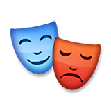 Emoji 🎭 Maschere su LG Velvet.