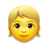 Emoji 👱 Persona Bionda su LG Velvet.