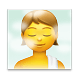 Emoji 🧖 Persona In Sauna su LG Velvet.