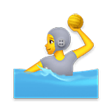 Emoji 🤽 Persona Che Gioca A Pallanuoto su LG Velvet.