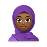 Mujer Con Hiyab: Tono De Piel Oscuro Medio LG Velvet.