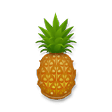 Emoji 🍍 Ananas su LG Velvet.